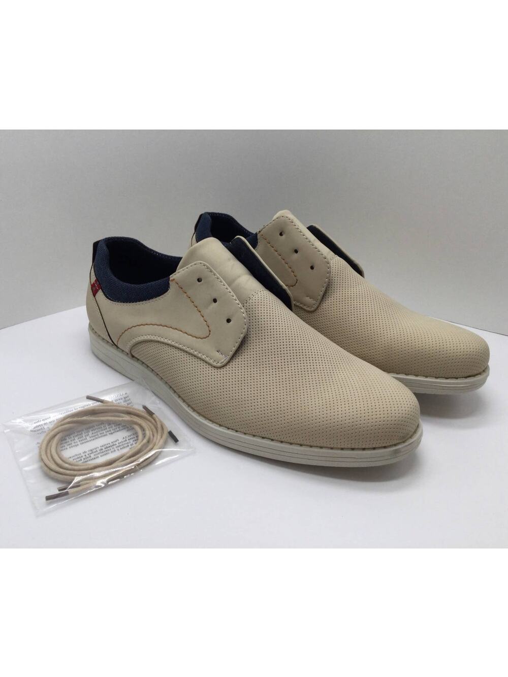 NEW Velero Beige Loafer Boat Shoe Men 9